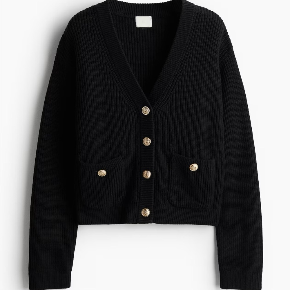 H&M Pocket Detail Cardigan Sweater NWT Size XS